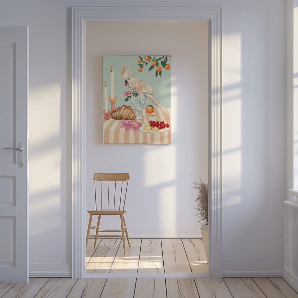 Breakfast With Bird | Canvas