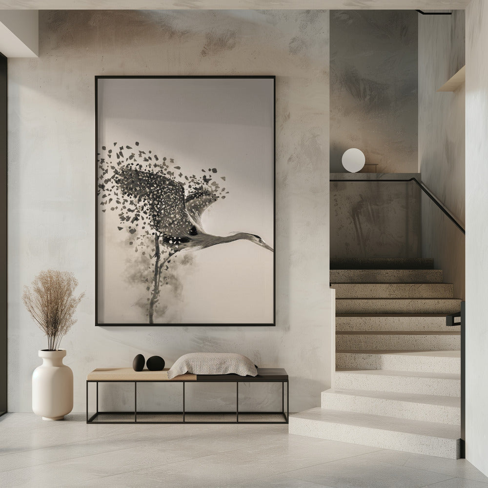 A Blue Heron | Poster