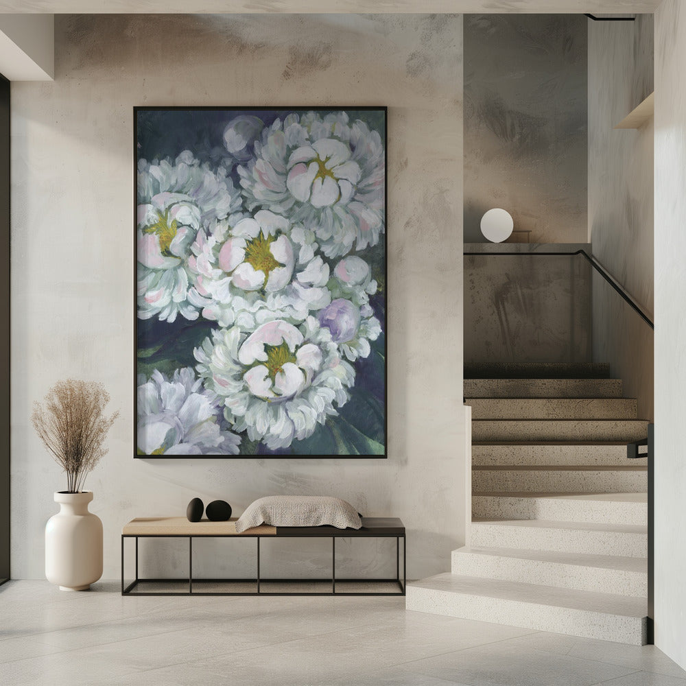 Willoh painterly peonies | Poster