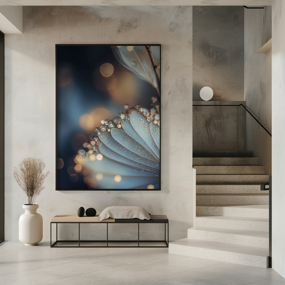 Dewy Petal Elegance | Poster