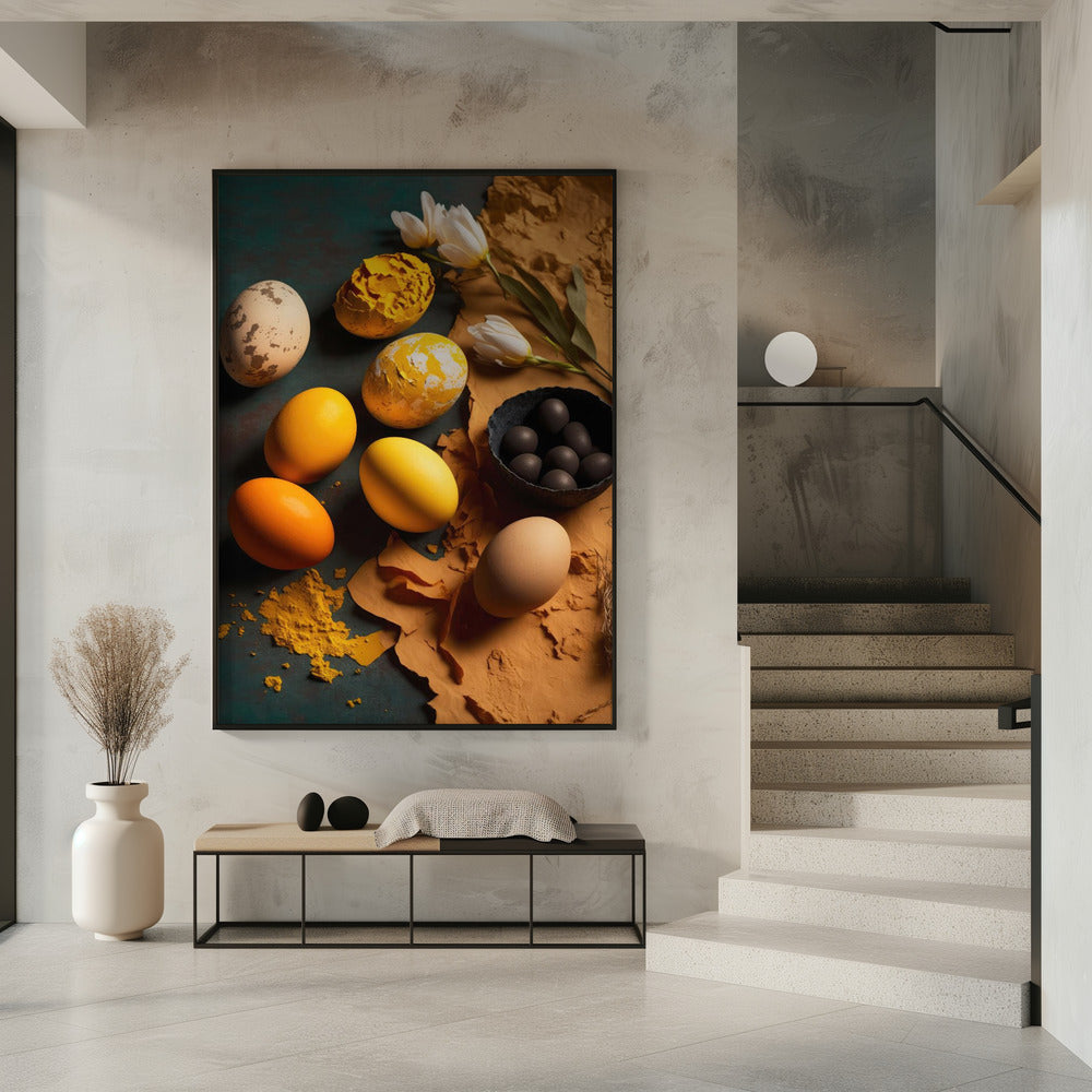 Eggs and Petals Harmony | Poster