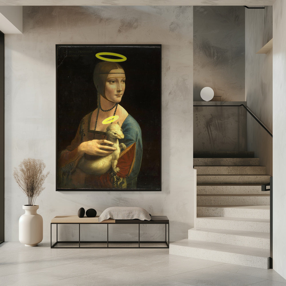 Lady with a halo | Poster