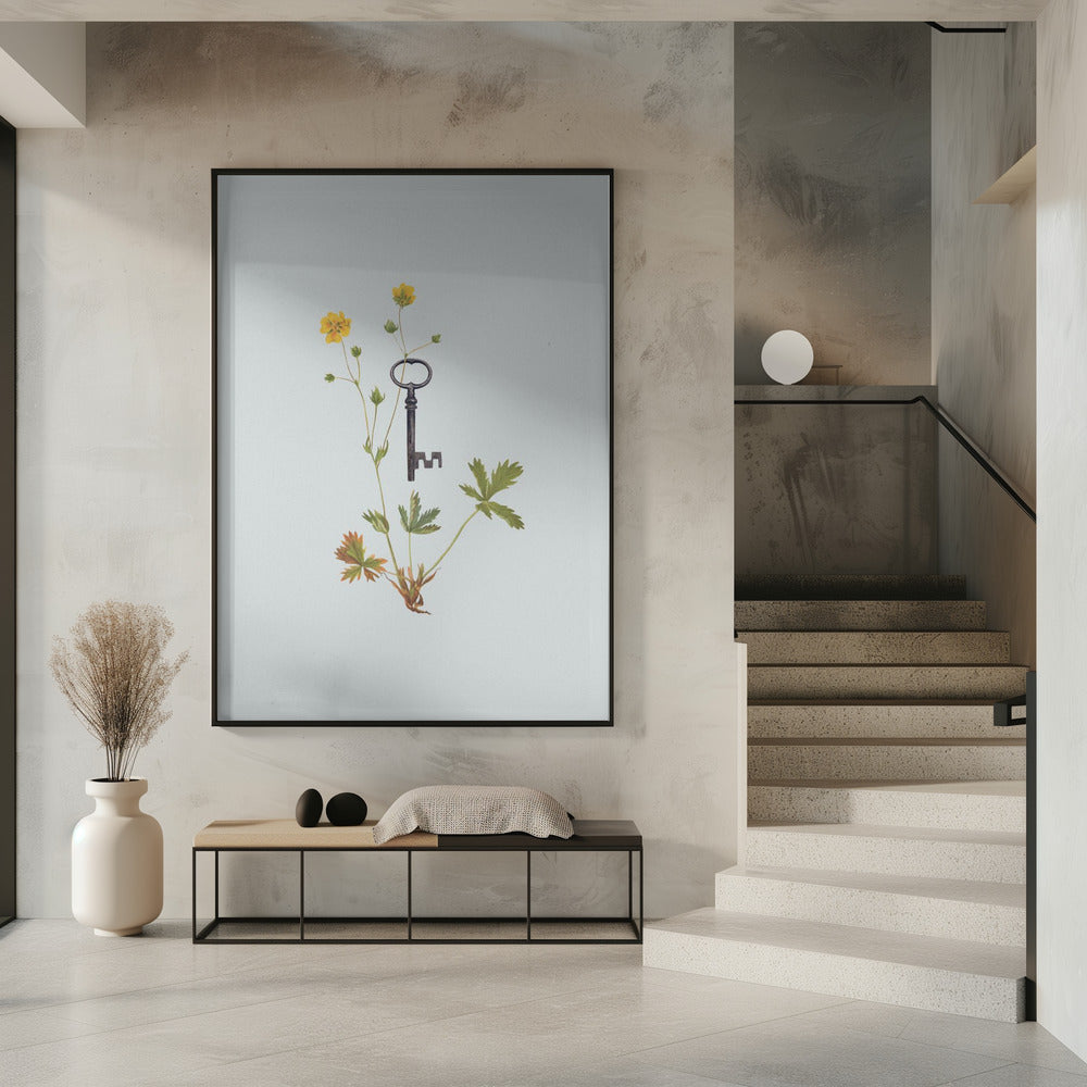 Botanical vintage key | Poster