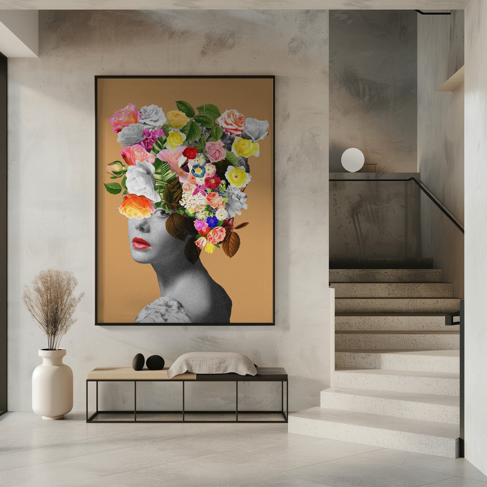 Floral portrait | Poster