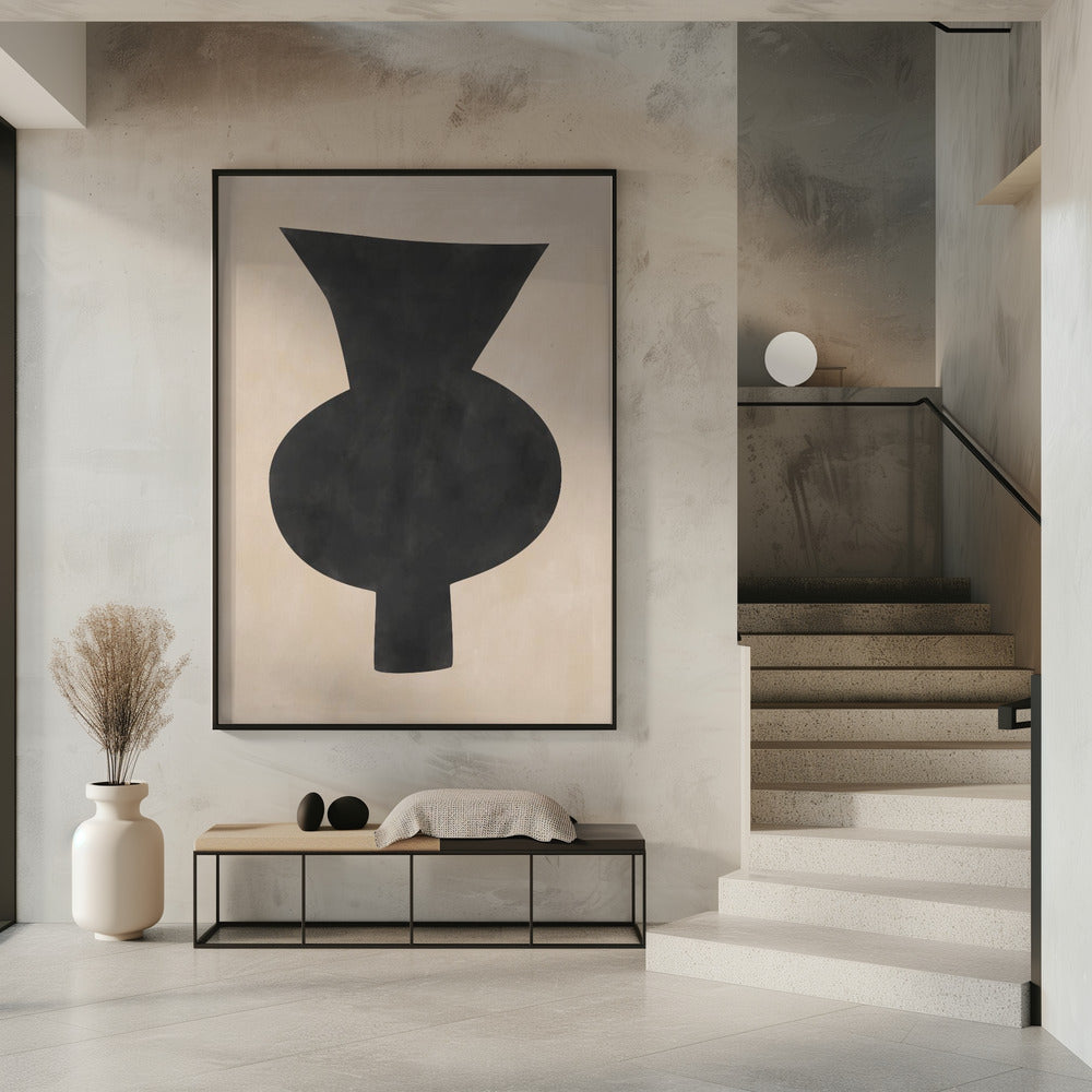 Abstract Vase Silhouette | Poster