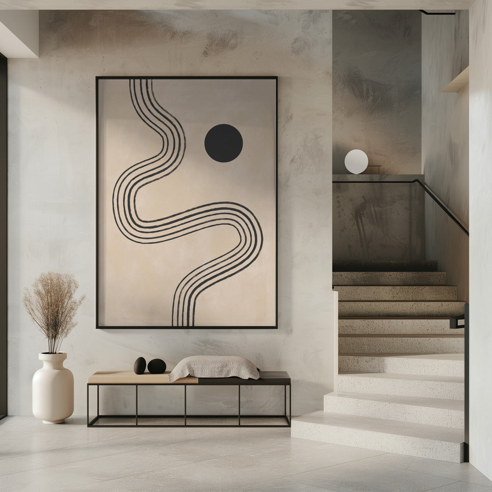 Curves and Sphere | Poster