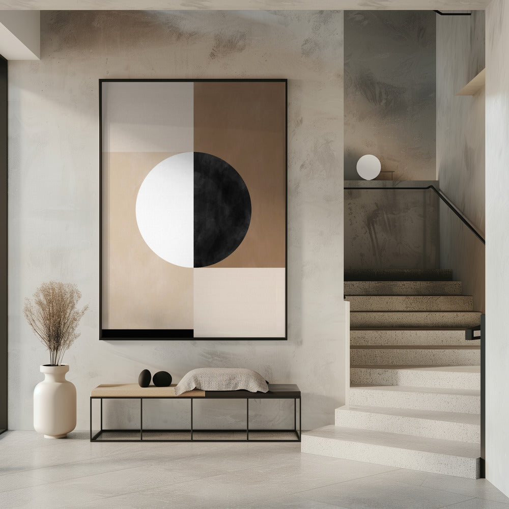 Geometric Shapes with a Central Circle | Poster