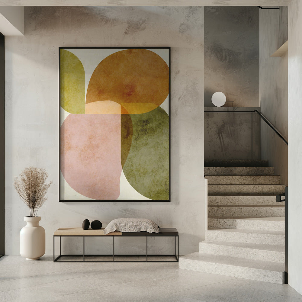 Aqua Shapes2 Kopie | Poster