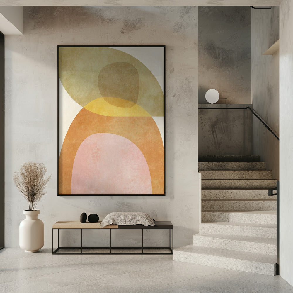 Aqua Shapes3 Kopie | Poster