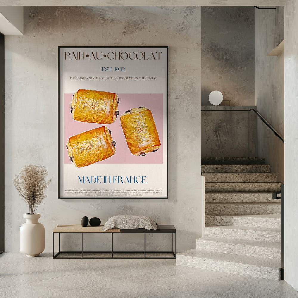 Pain Au Chocolat Delight | Poster
