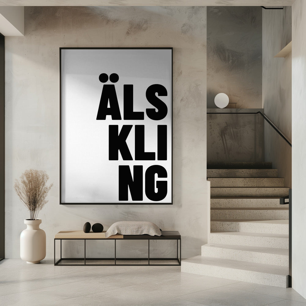 Bold Letters of Love | Poster