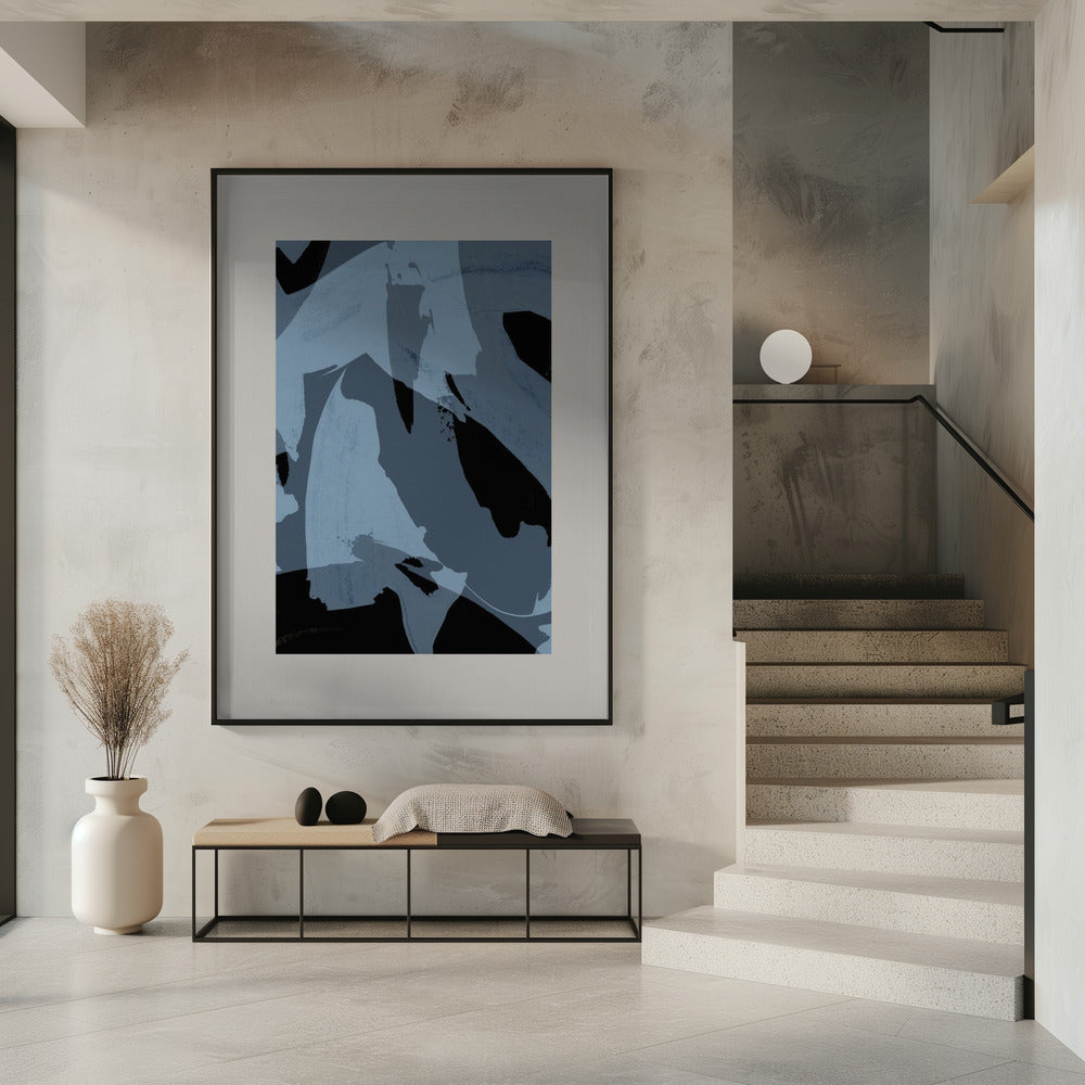 Abstract Brush Strokes 60Y | Poster