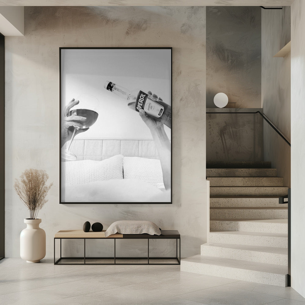 Aperol In Bed Close | Poster