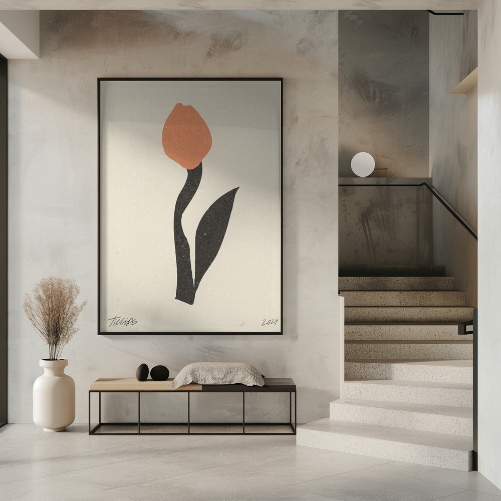 Modern Flower 01 | Poster