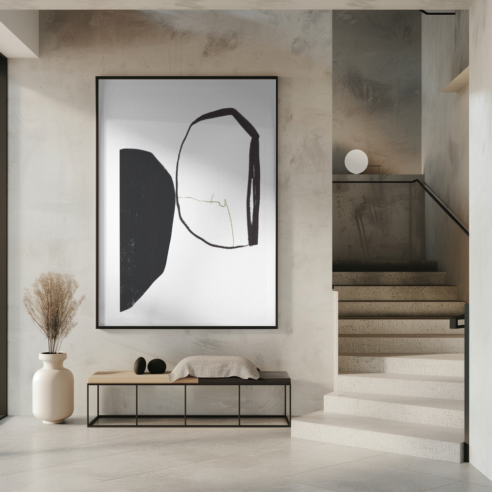 Geometric Shapes And Contrasting Colors | Poster