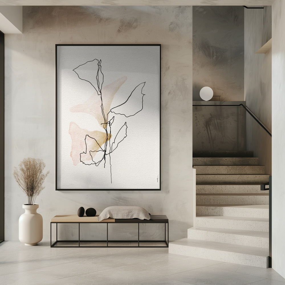 Minimal Bloom Lines | Poster