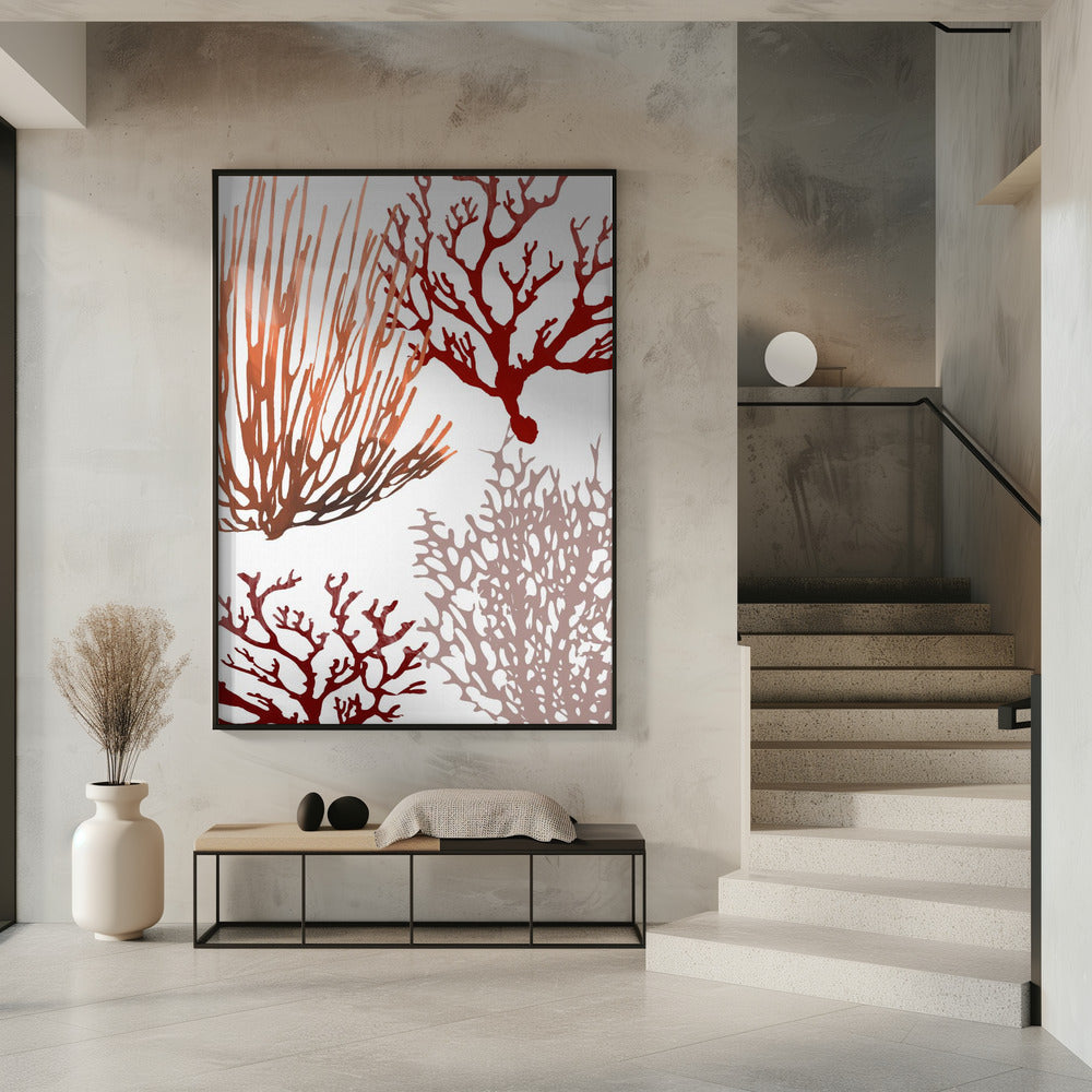 Pink and Red Sea Coral | Poster