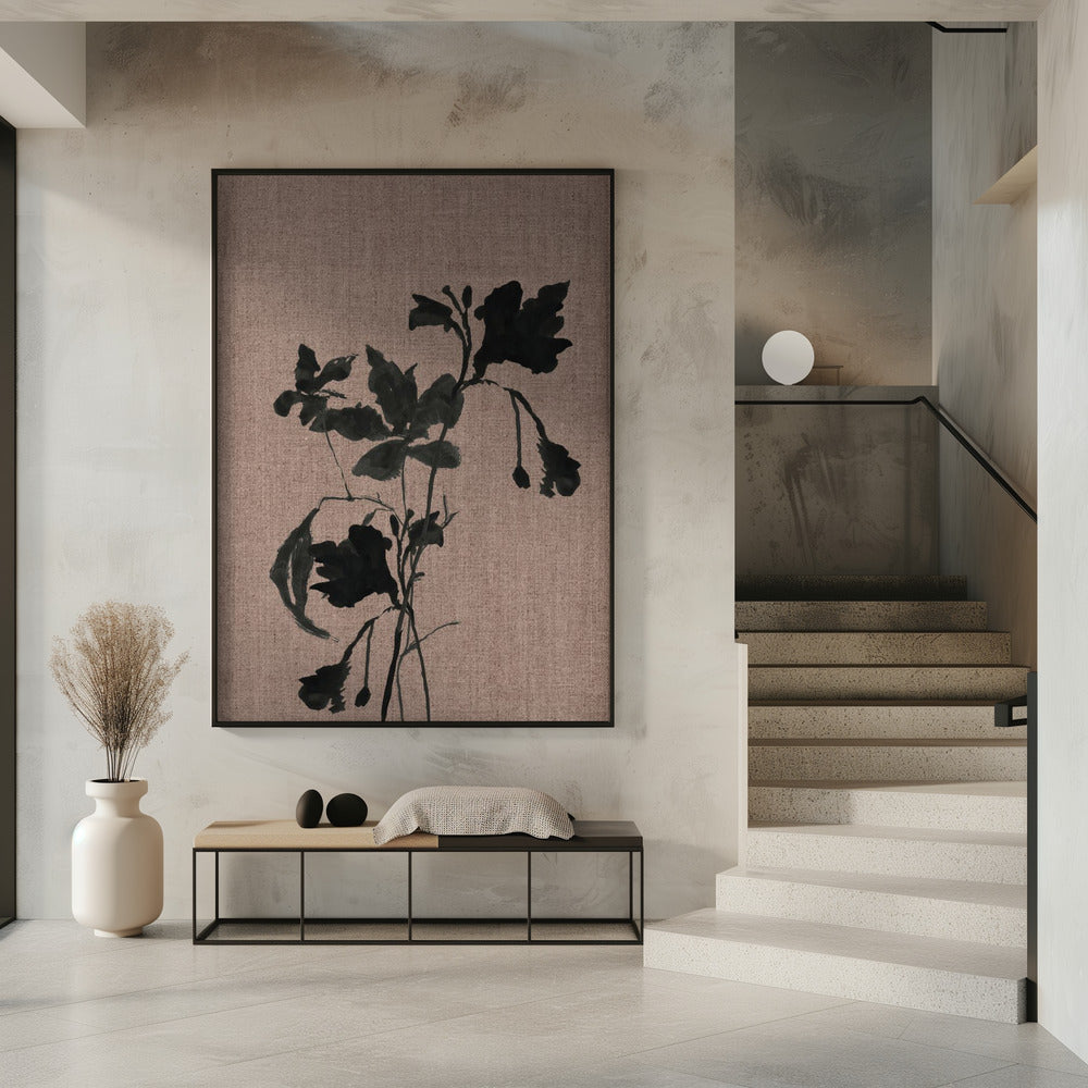 Black Floral 3 | Poster