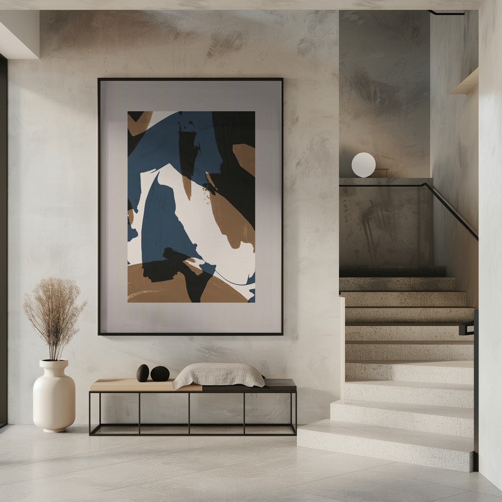 Abstract Brush Strokes 60 | Poster