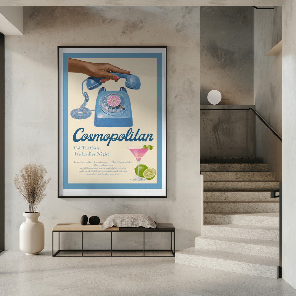 Blue Cosmo | Poster