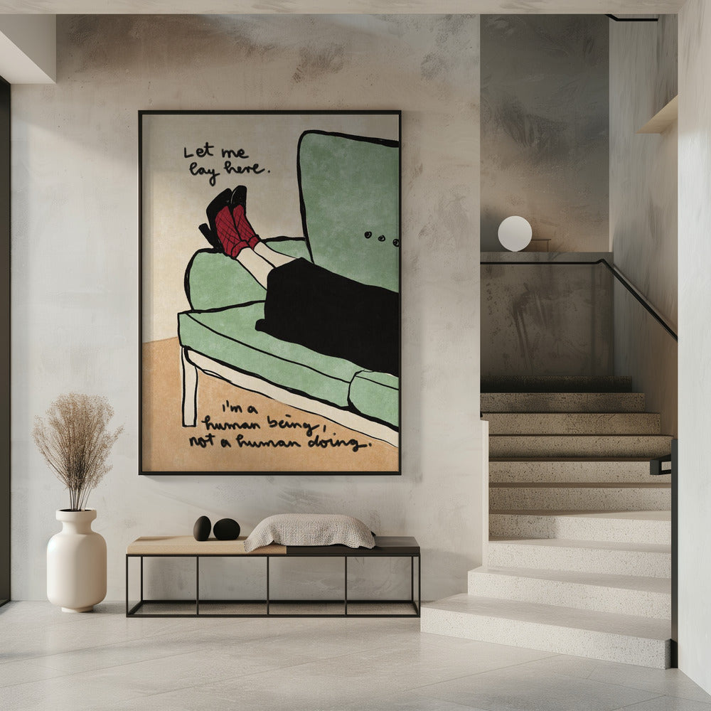 Let me lay here | Poster