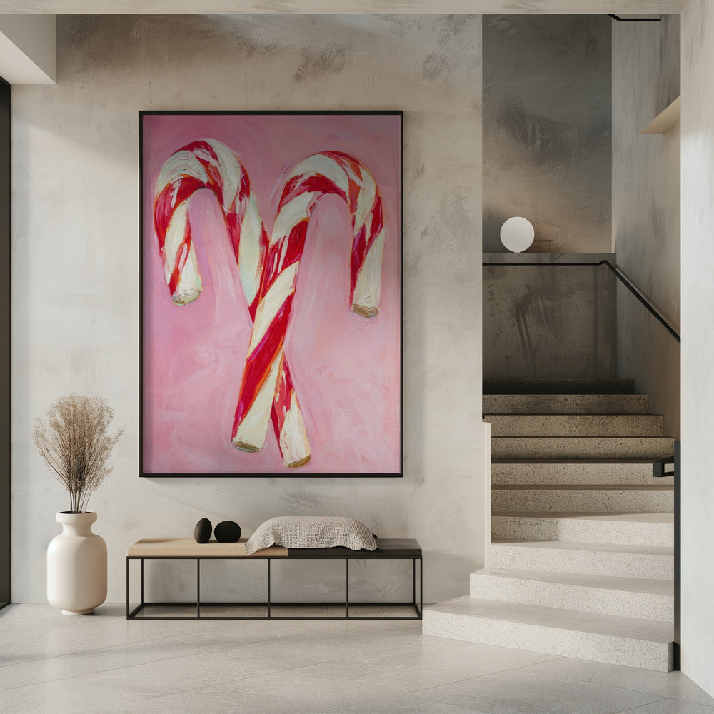 Candy Cane Delight | Poster