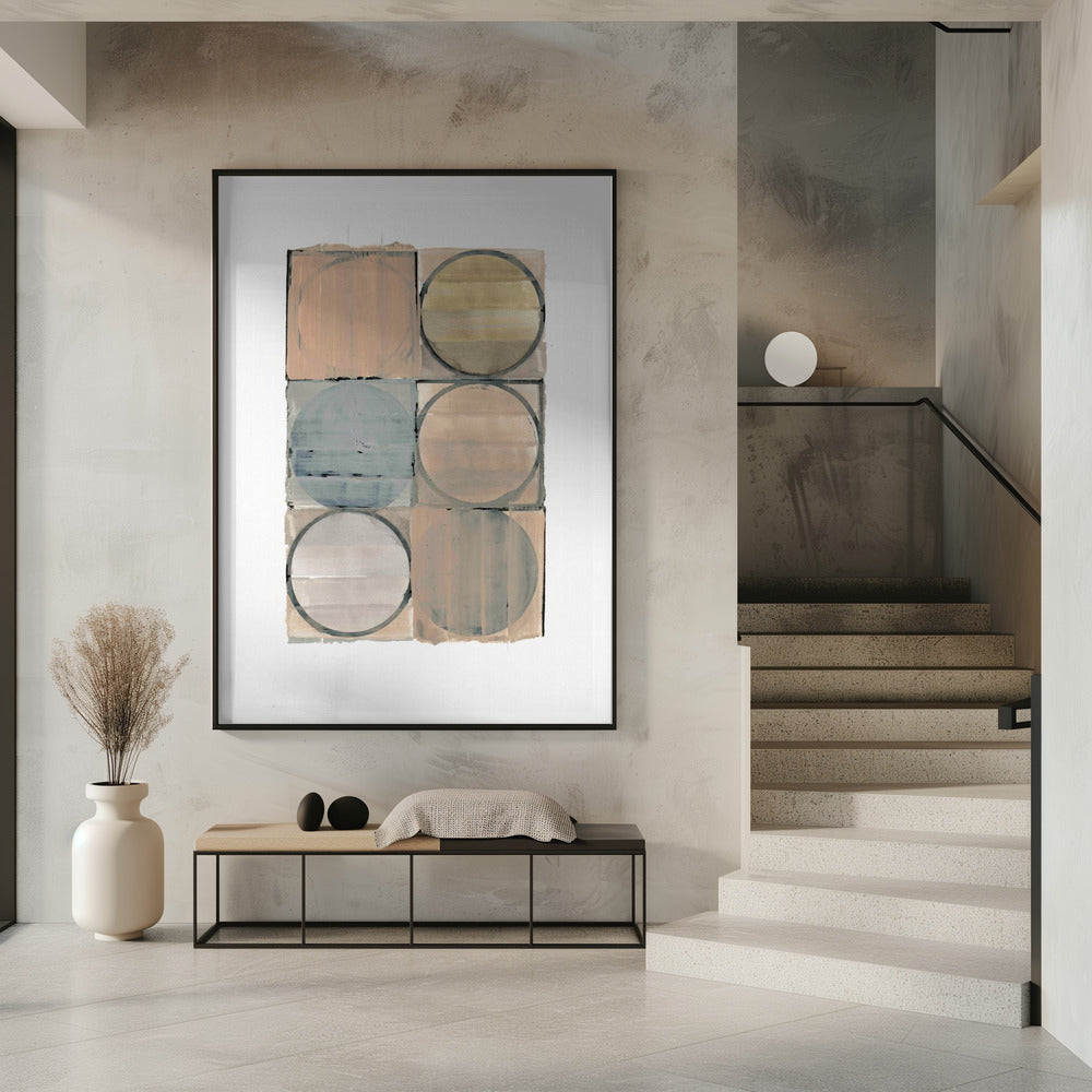 Circles In Squares No 2 | Poster