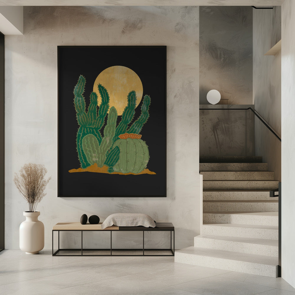Modern Americana and Cactus | Poster