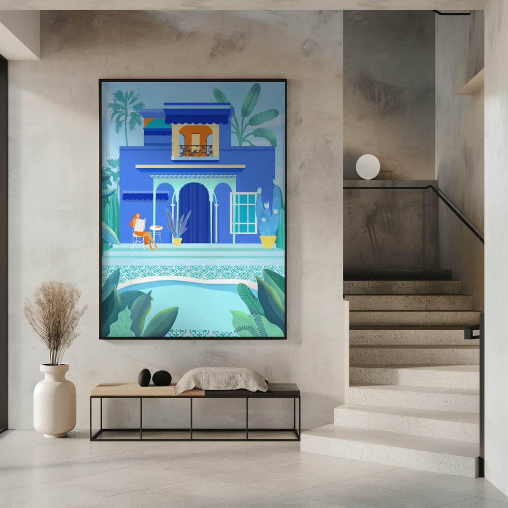 Blue Oasis | Poster