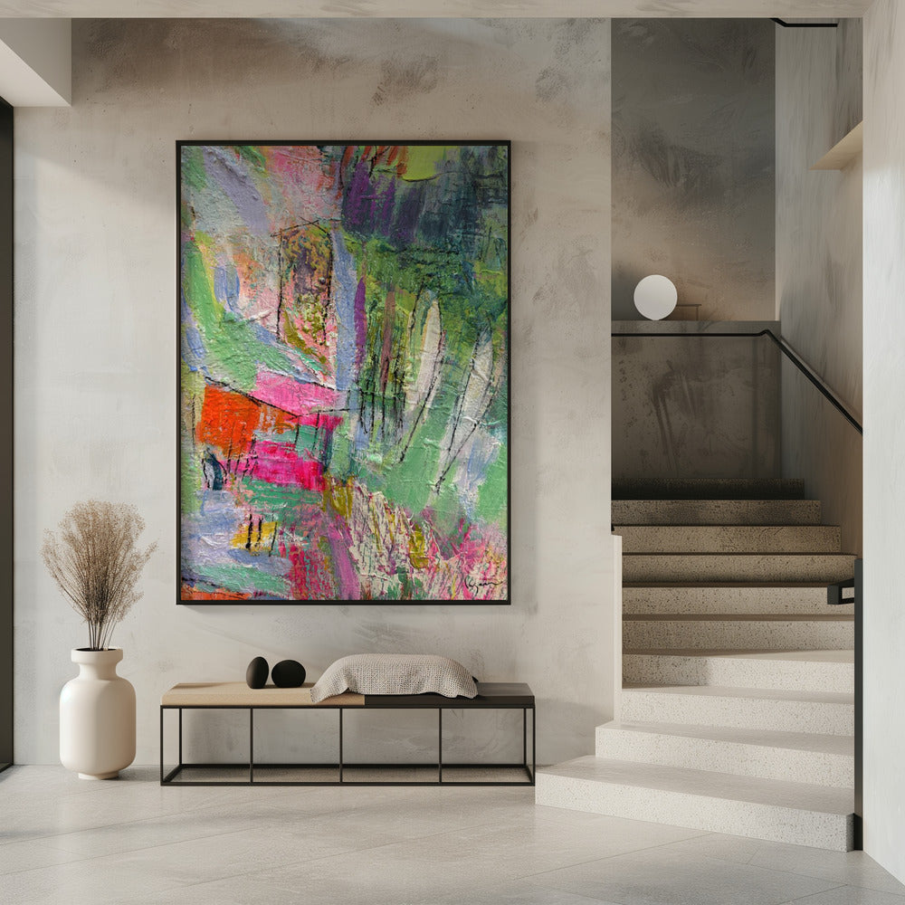 Vivid Abstract Neighborhood | Poster