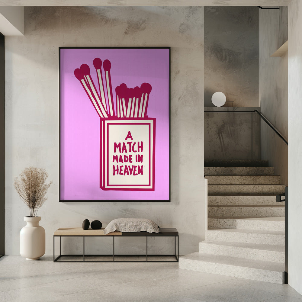 Matchbox With Matchsticks | Poster