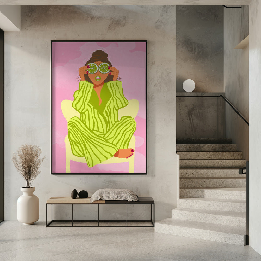 See the World Through a Lime | Poster