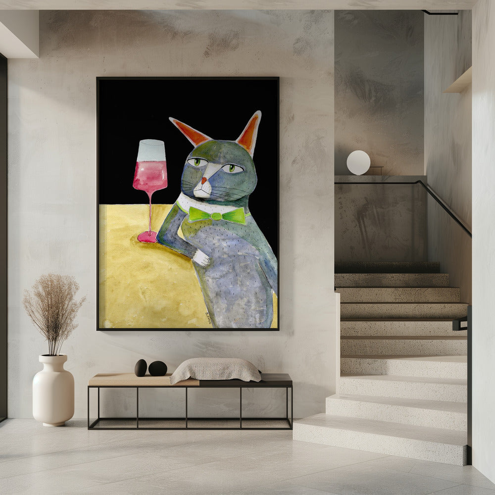 Cat at the Bar | Poster