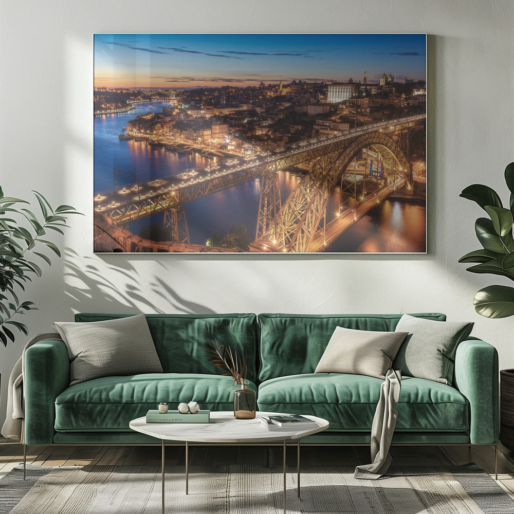 Portugal - Porto Blue Hour | Canvas