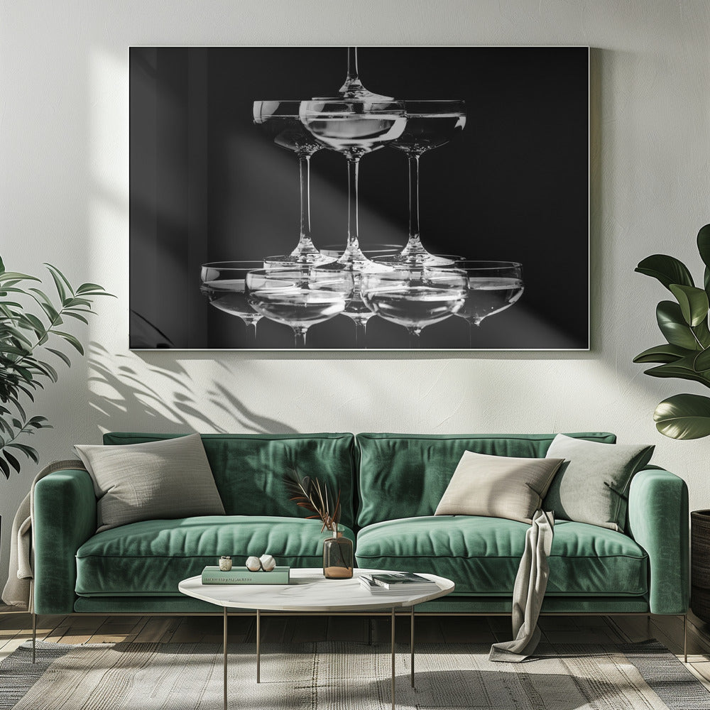 Champagne tower_10 | Canvas