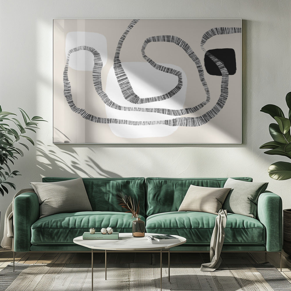 Bold Lines And Geometric Forms | Canvas