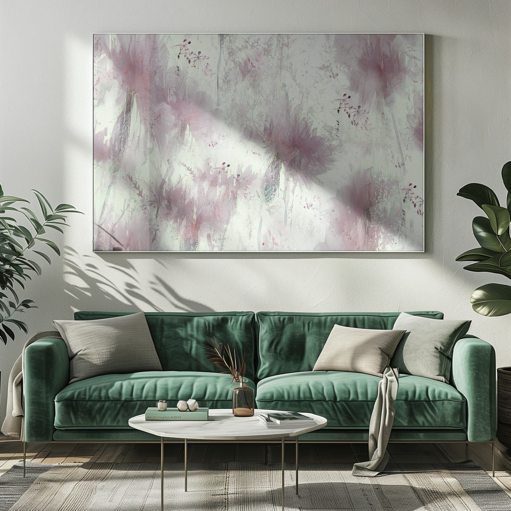 Floral wallpaper | Canvas