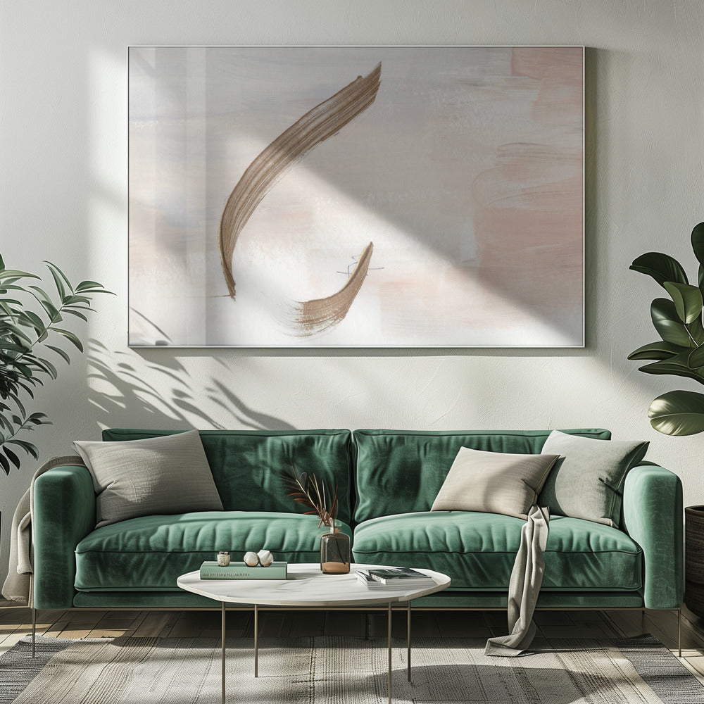 Gentle Brushstrokes in Earthy Tones | Canvas