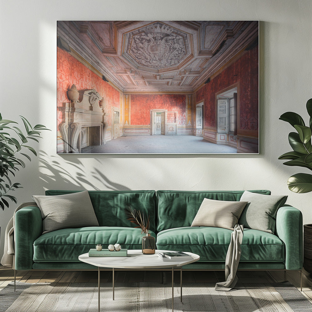 Abandoned Red Room | Canvas