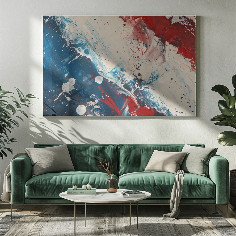 Red White and Blue | Canvas