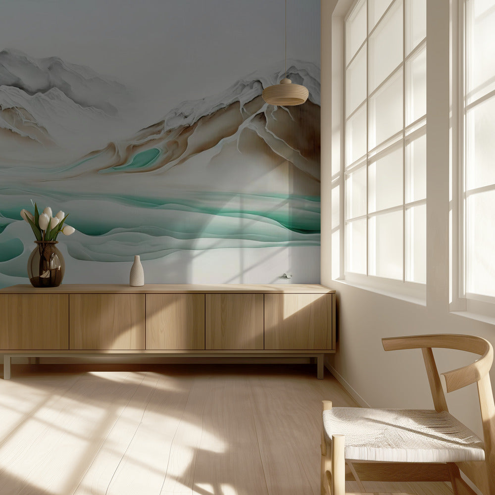 Tranquil Alpine Flow | Wallpaper