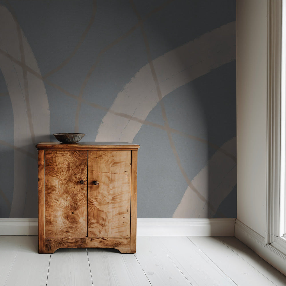 Neutral Abstract Watercolor. Minimalist In Pastel Colors No. 4 | Wallpaper