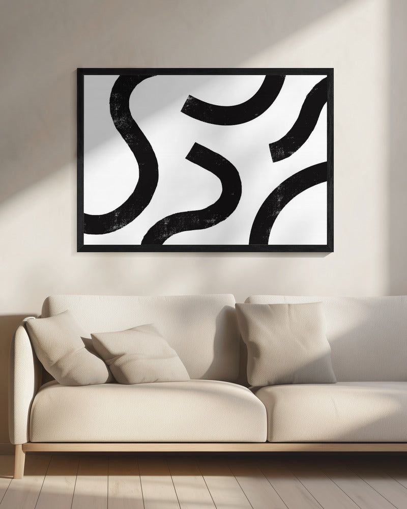 Monochrome Curves | Canvas