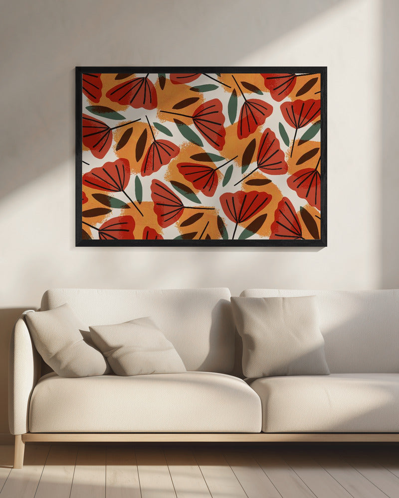 Autumn Leaves Dance | Canvas
