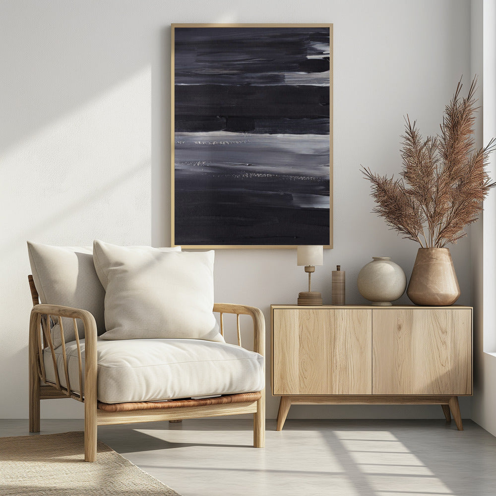 Expressive Monochrome Strokes | Poster