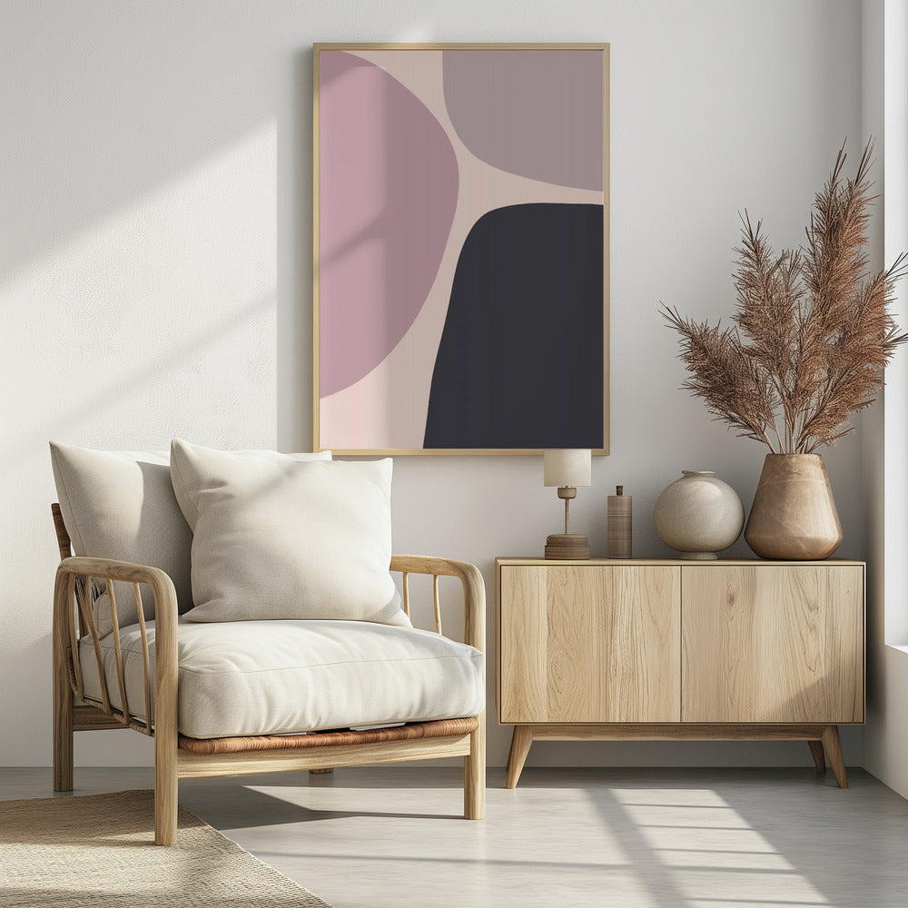 Muted Shapes Harmony | Poster