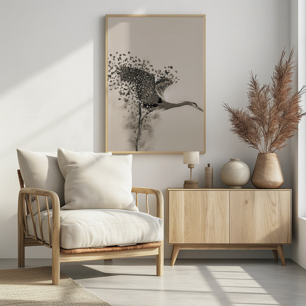 A Blue Heron | Poster