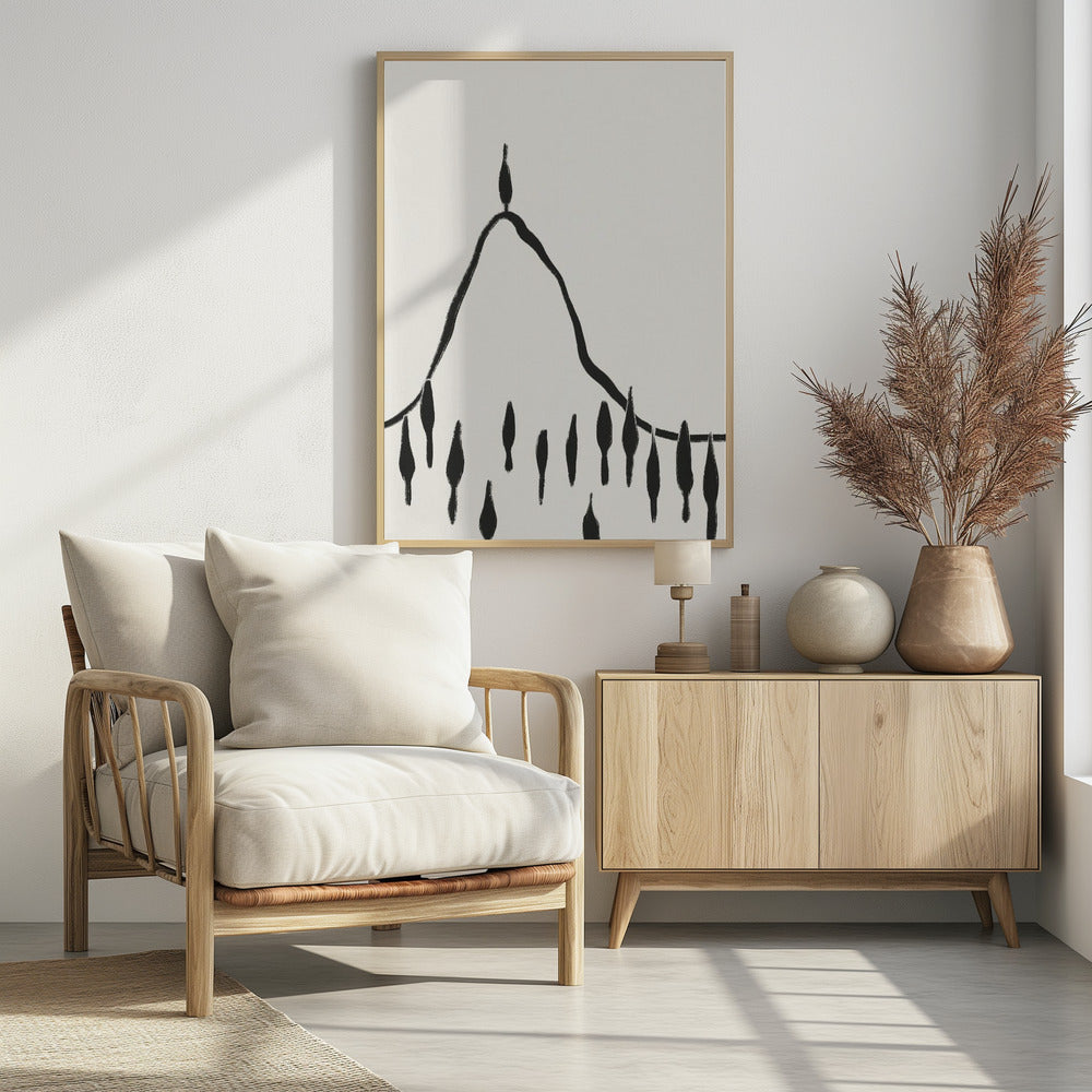 Minimal Line Landscape #2 | Poster