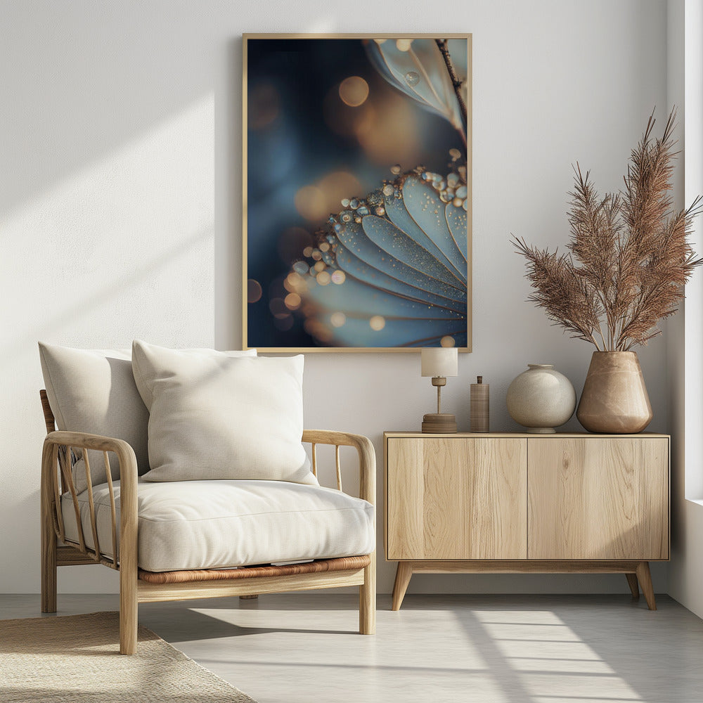 Dewy Petal Elegance | Poster