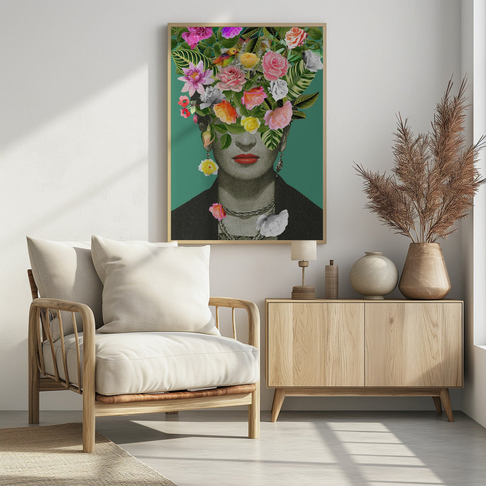 Floral Frida | Poster